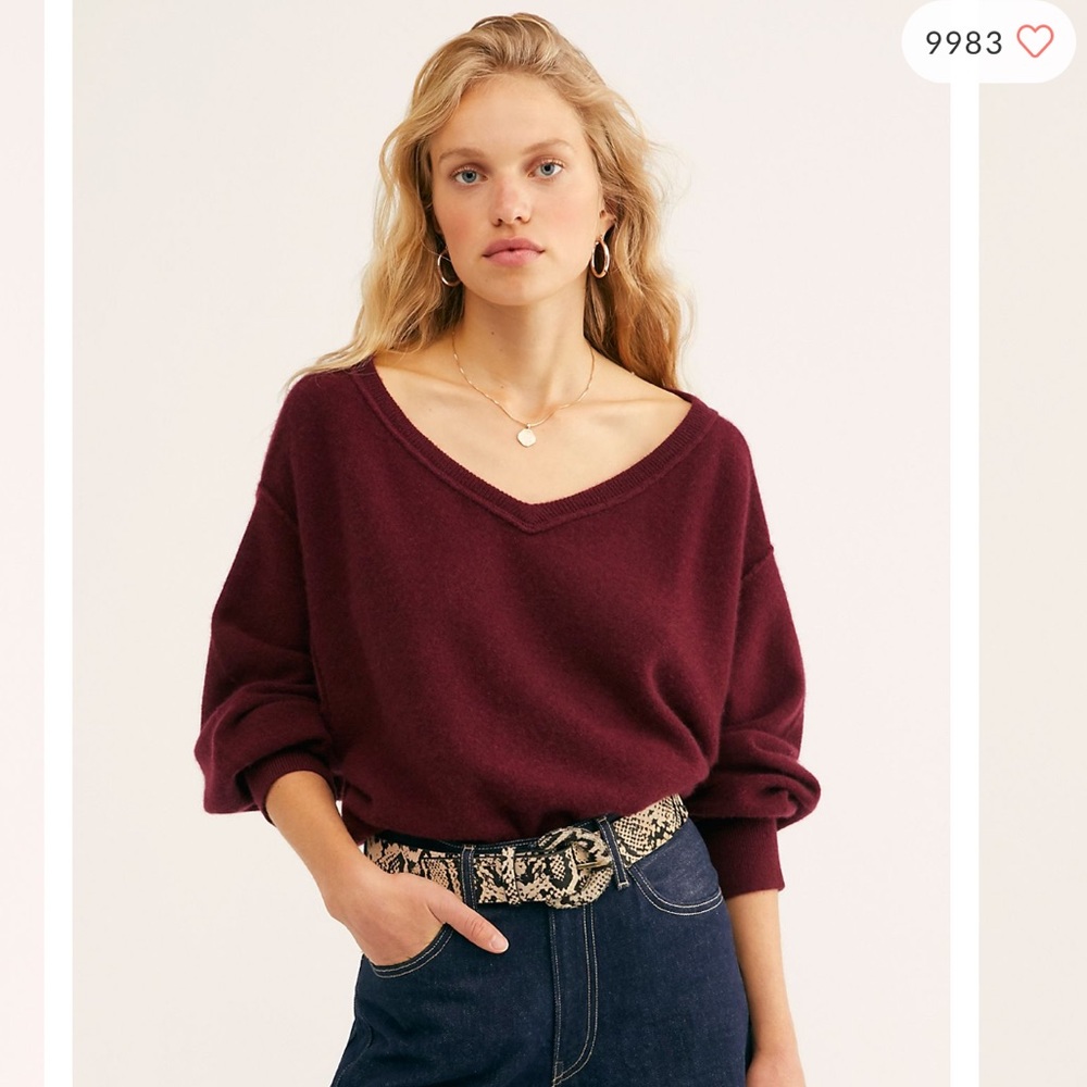 Free People Love Like This Cashmere Pullover